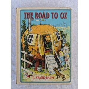 The Road To Oz Hardcover By L. Frank Baum Reilly & Lee Co. Vintage White Edition